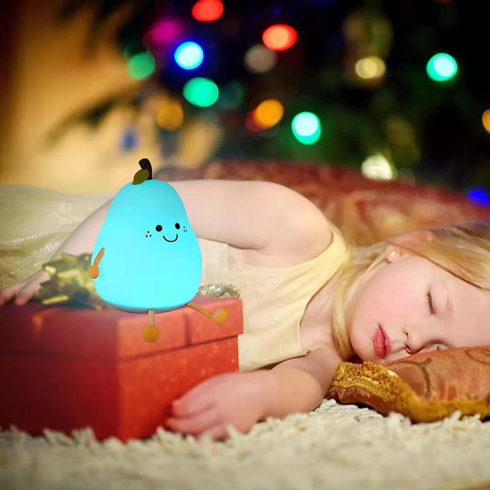 Nabíjateľná silikónová nočná lampička pre deti
