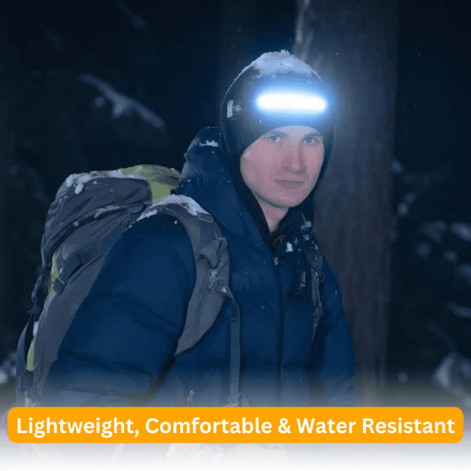 Hoofdlamp met groothoek voor een totaalzicht 