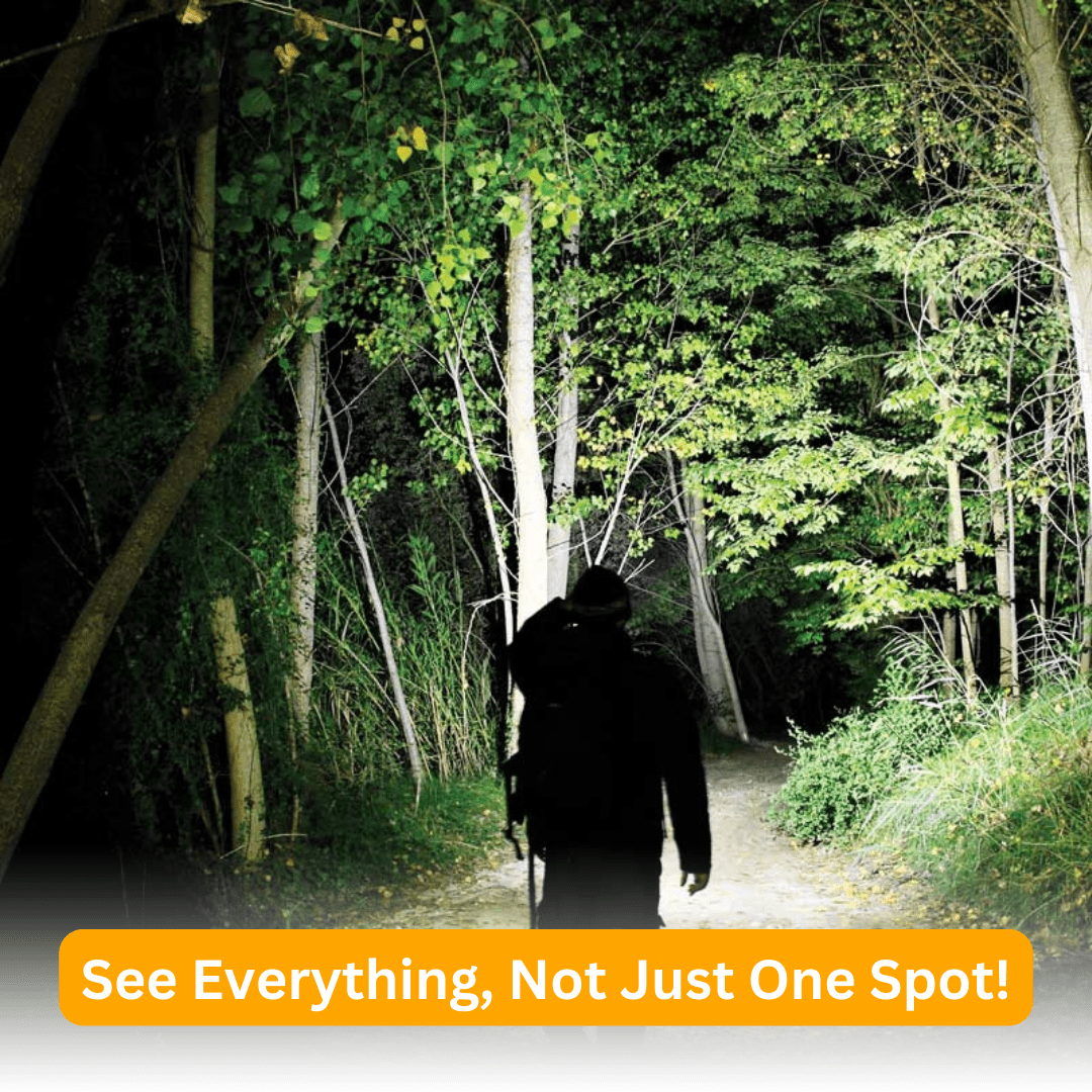 Hodelykt med bredt synsfelt for total oversikt 