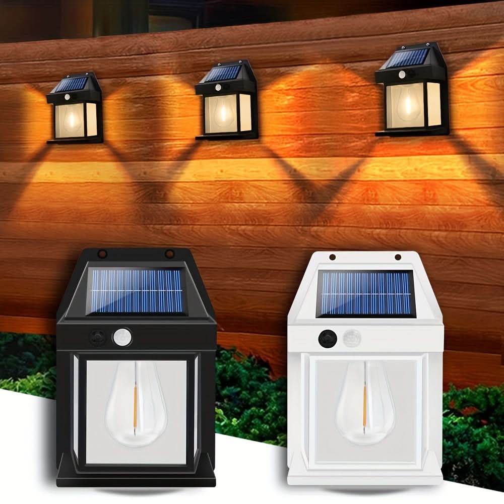Zonnepaneel lamp voor tuin en buiten 