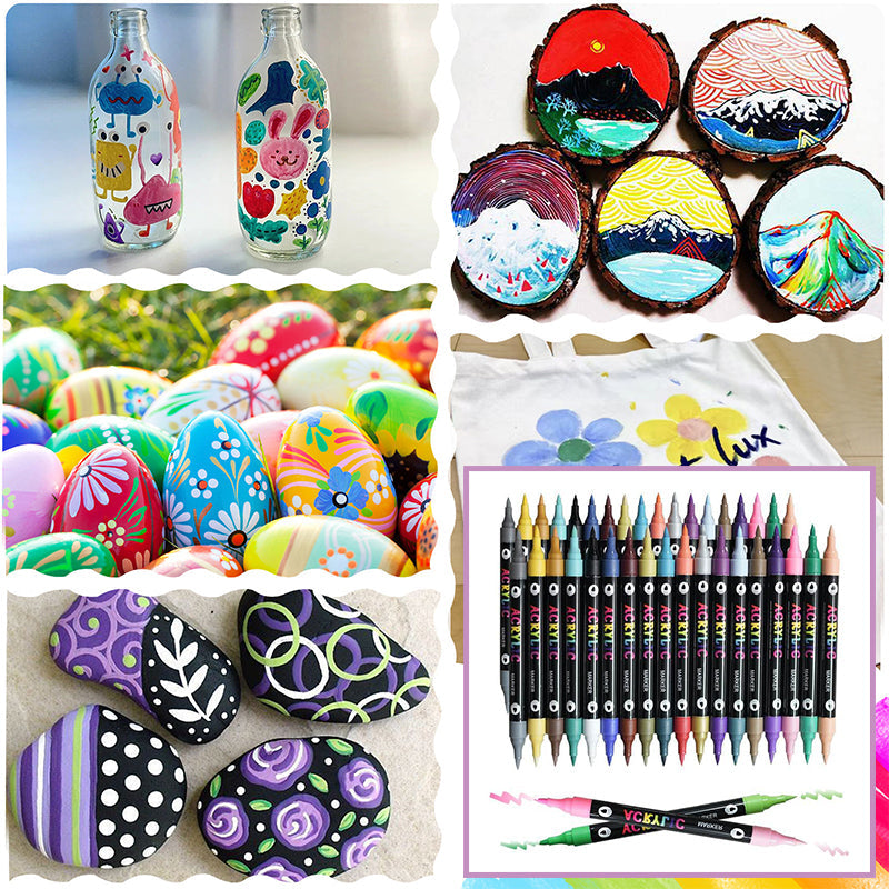 أقلام طلاء أكريليك لإبداعات نابضة بالحياة