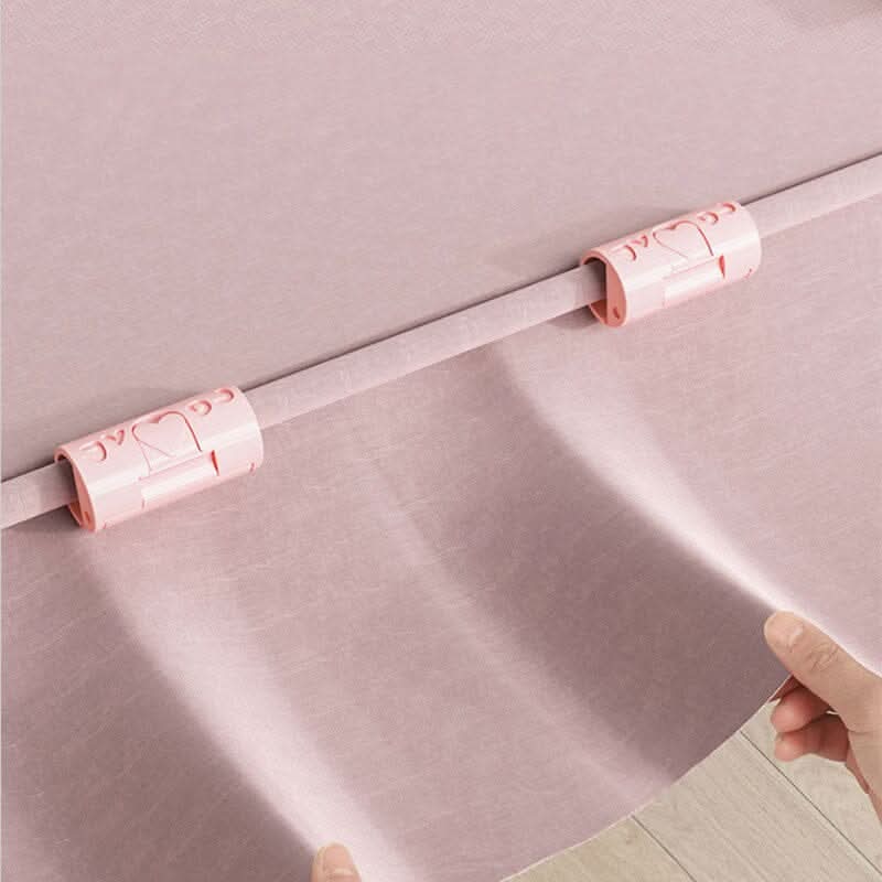 Clips decorative pentru cearceafuri întinse și bine fixate (x12) 