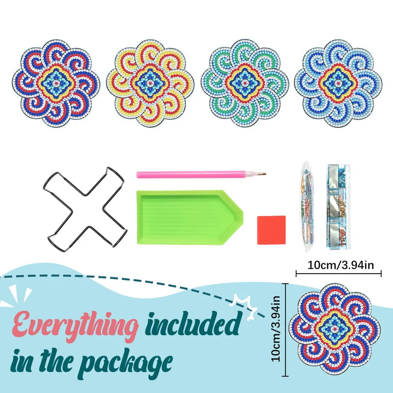 DIY-Set für Untersetzer mit Strass 