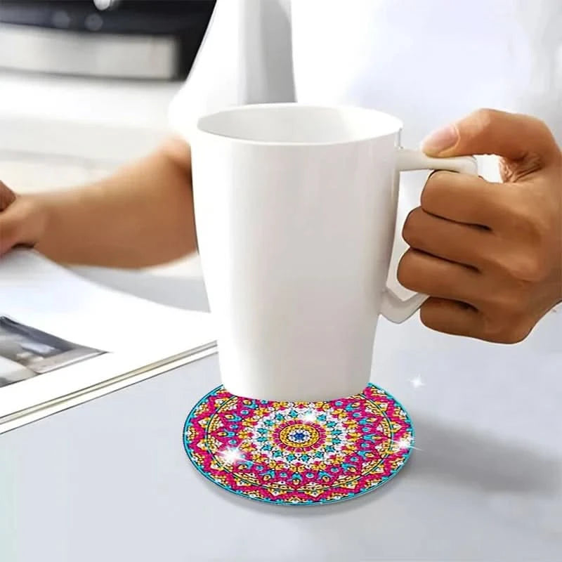 DIY podložky pod poháre s kamienkami 