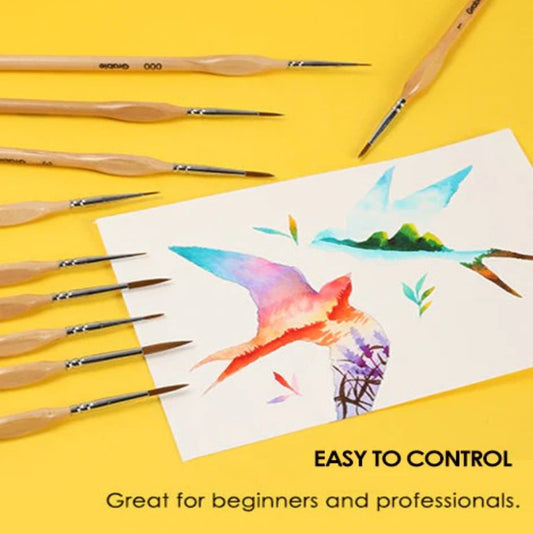 Præcise pensler til fine og perfekte detaljer (x11) 