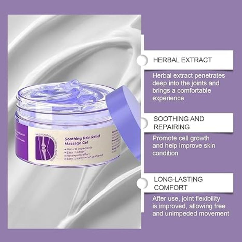 ג'ל מרגיע טבעי להקל על כאבים ומתח 