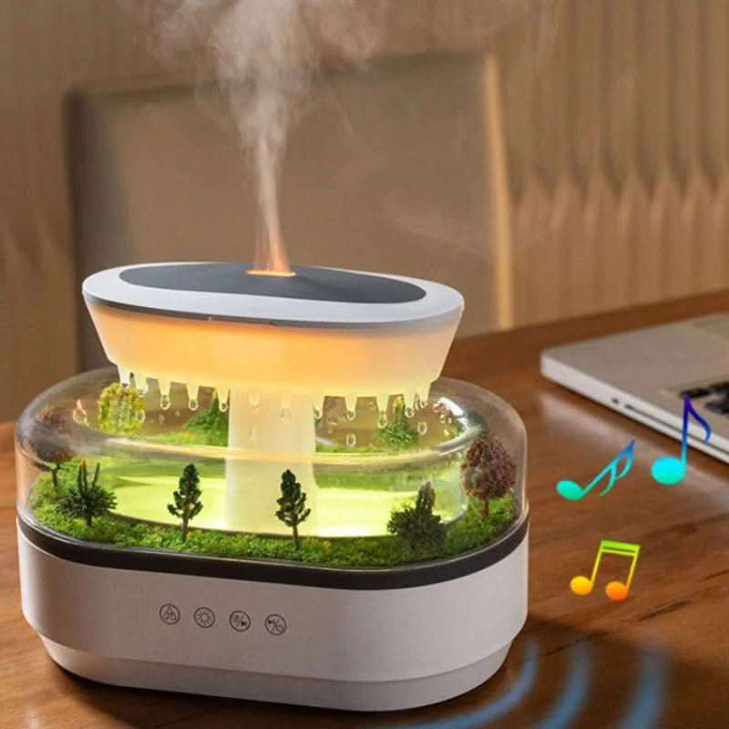 Rain Effect Diffuser - Sound, Mist & Ambient Light 