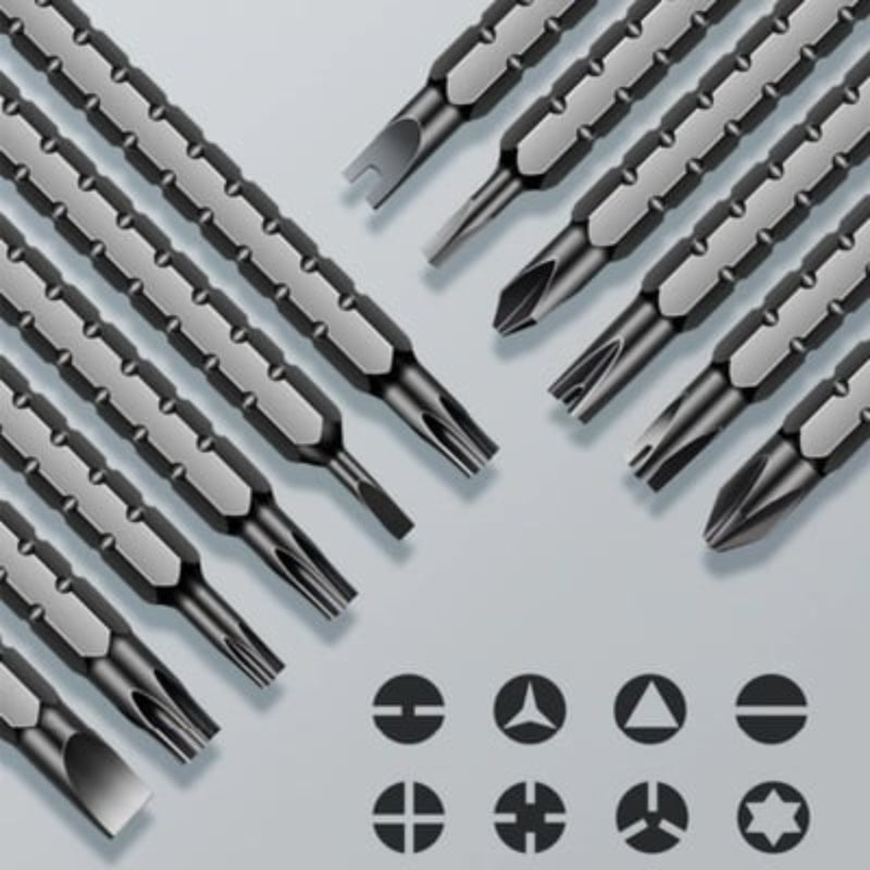 מקדח קומפקטי וניתן לכוונון להברגה מדויקת 