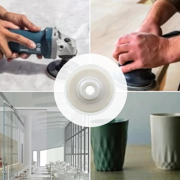 דיסק ליטוש מבד צמר לגימור מראה (x3) 