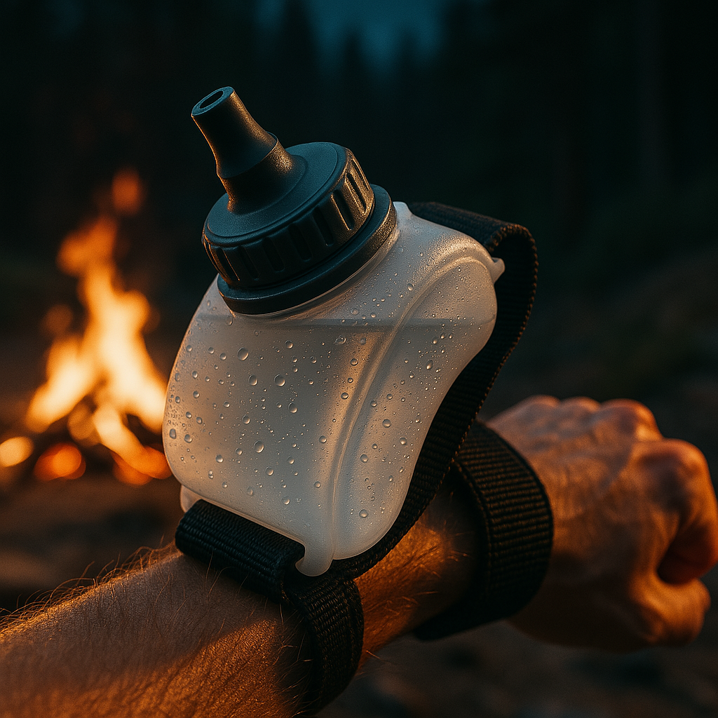 動きながら、止まらずに水分補給をしましょう 