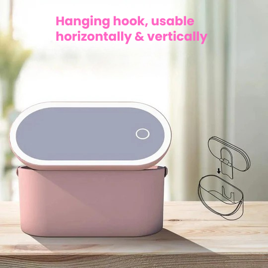 Belleza perfecta con espejo LED y almacenamiento integrado 