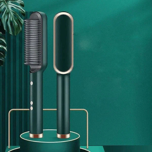 Suorat hiukset 2 minuutissa lämpöharjalla 