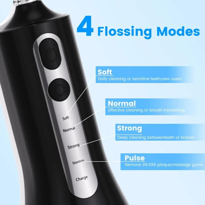 Hydropulse recargable para cuidados dentales 