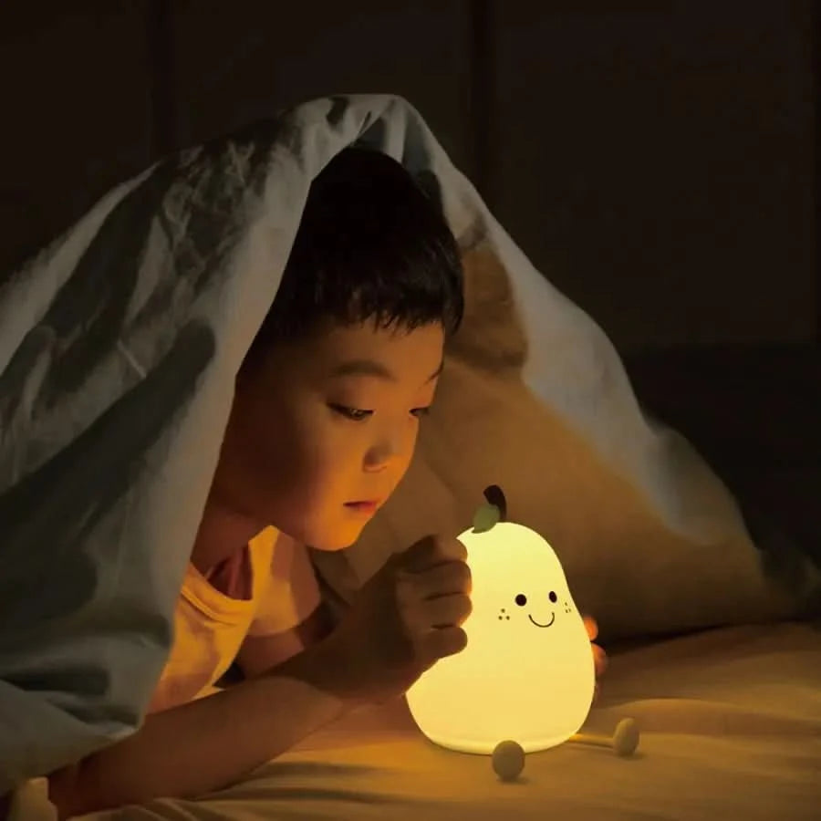 Nabíjateľná silikónová nočná lampička pre deti 