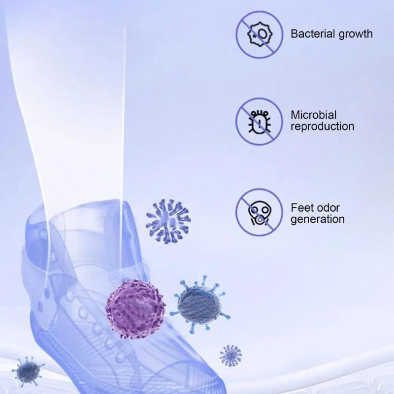 Secado rápido y sin olor de sus zapatos mojados 