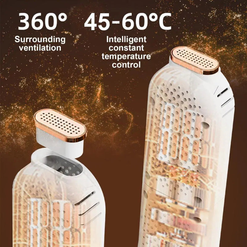 Secado rápido y sin olor de sus zapatos mojados 