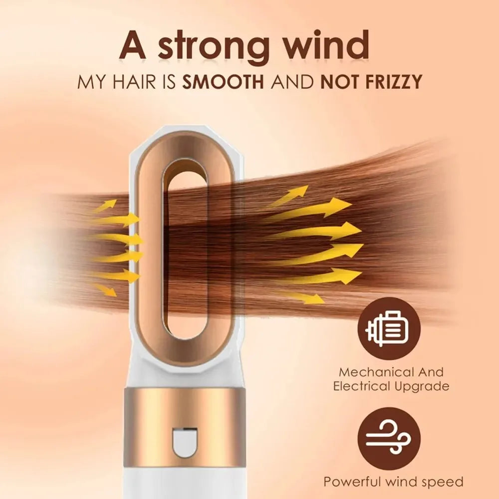 Coafați, îndreptați și uscați cu un singur aparat 5 în 1 