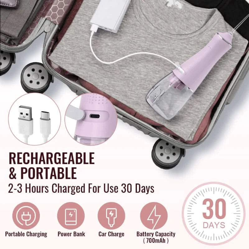 Hydropulse recargable para cuidados dentales 