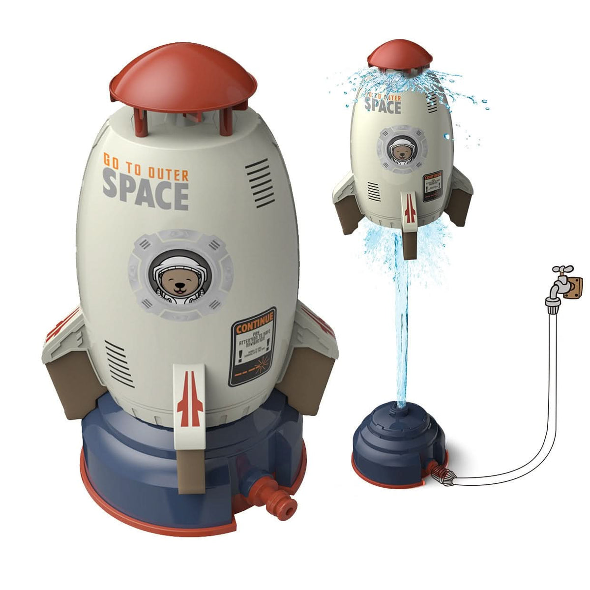 Detská vodná raketa – Lietaj vďaka tlaku! 