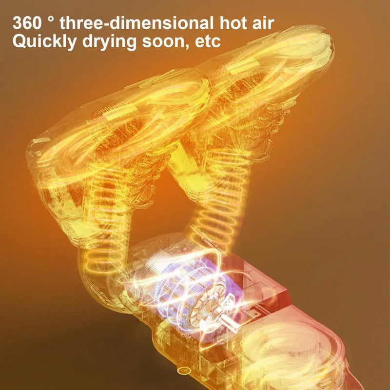 Secado rápido y sin olor de sus zapatos mojados 