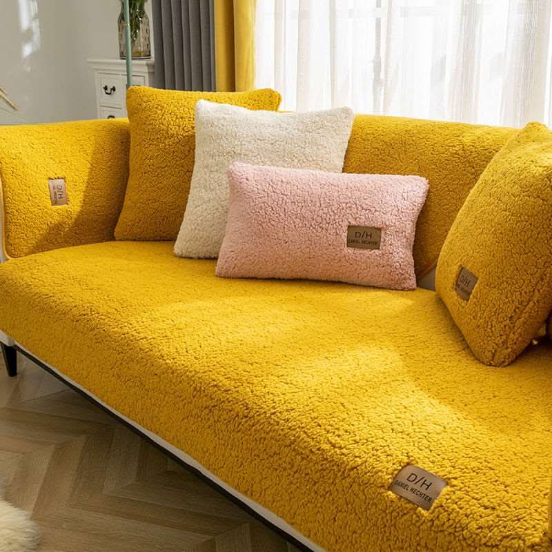 Ultra Zachte Bankhoezen in Lamswol – Pluche Effect & Antislip 