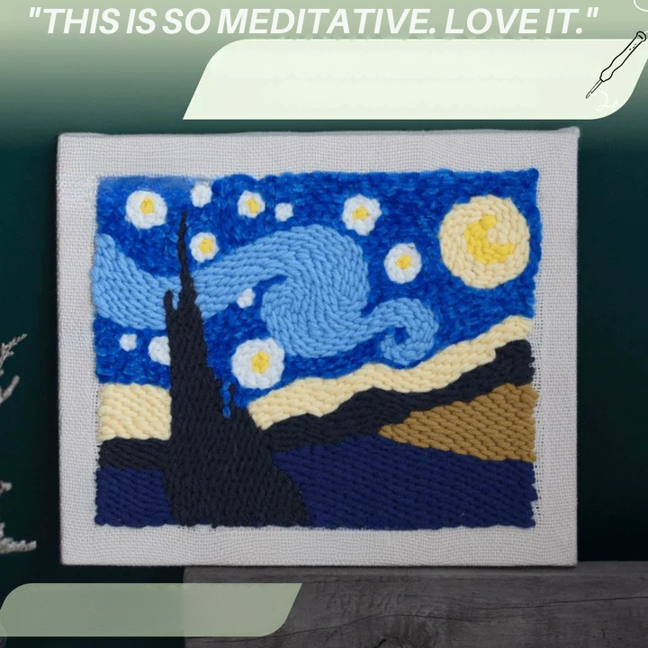 Punch needle broderikit 