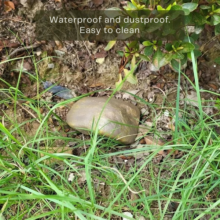 مفتاح خارجي غير ملحوظ على شكل حجر 