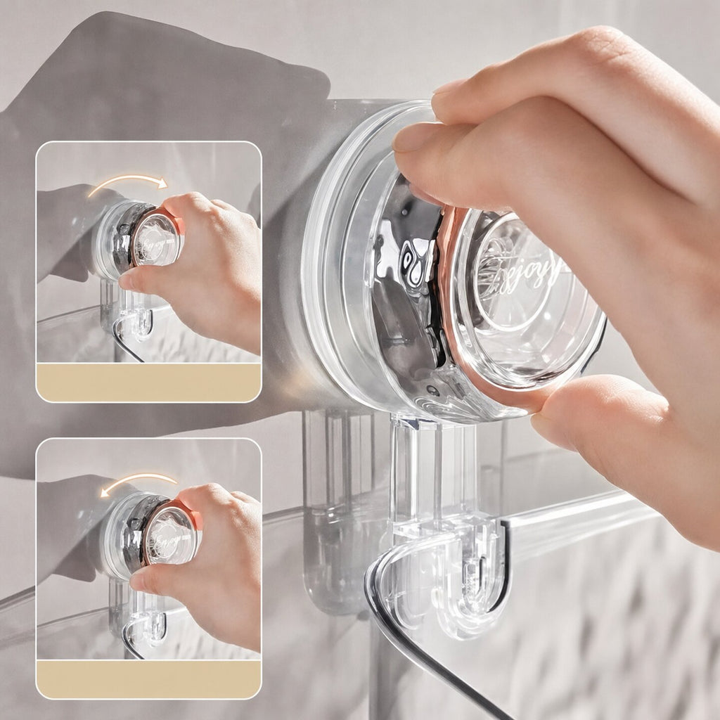 Practical wall shelf without drilling for bathroom 