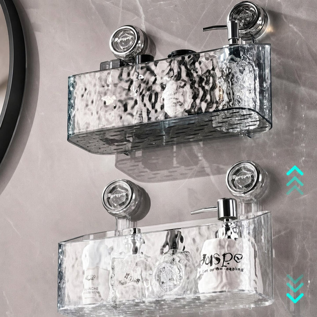 Practical wall shelf without drilling for bathroom 