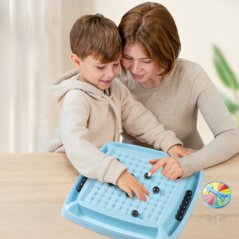 Ha det moro med familien med et magnetisk ferdighetsspill 