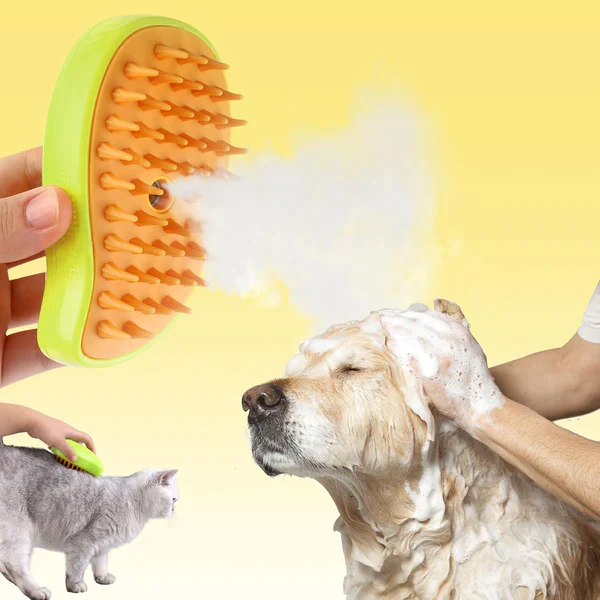 Multifunctionele stoomborstel voor een perfecte verzorging van uw huisdier 